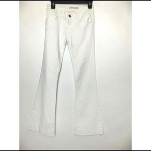 J Brand Love Story white flare jeans size 25